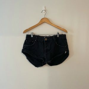 One Teaspoon black shorts